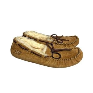 UGG Australia Dakota Suede & Wool Moccasin Women’s Slippers